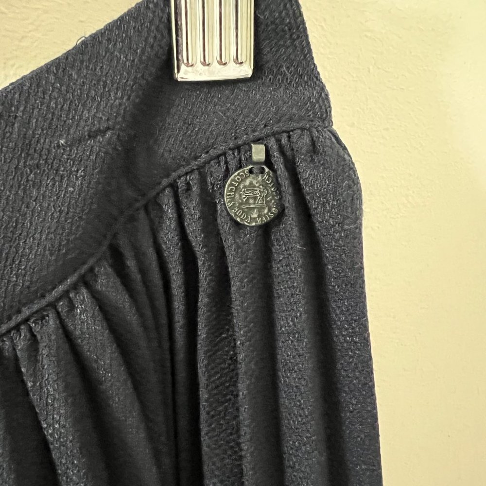 Scotch & Soda - Pleated Palazzo Pants/Trousers in Navy - 1 - Picture 6 of 8